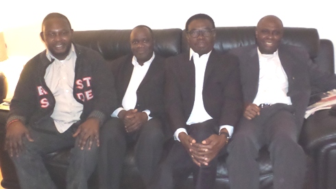 D L-R- Chief Angus Omasoro, Mr Robert Onojeruo, Chief Johnson Barovbe and Mr Ese Ariemugbovwe