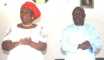 (L-R)Chairperson of the Congresses Team, Chief Josephine  Anenih, and Dr Emmanuel Uduaghan