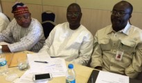 Akogun Banji Ojo, Otunba Gani Adams and Gabriel Akinadewo at the OPU Summit in Turkey